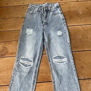 wide leg jeans